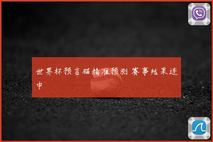 世界杯预言猫精准预测 赛事结果连中