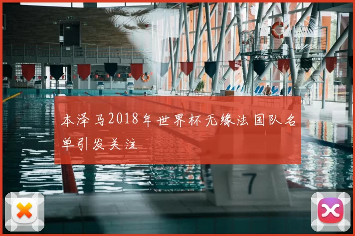 本泽马2018年世界杯无缘法国队名单引发关注